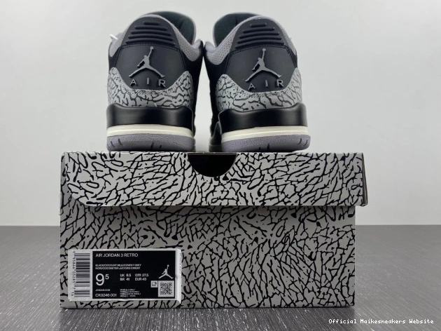 Official Maikesneakers Off WMNS CK9246-001 Air Noir 3 Jordan 0809